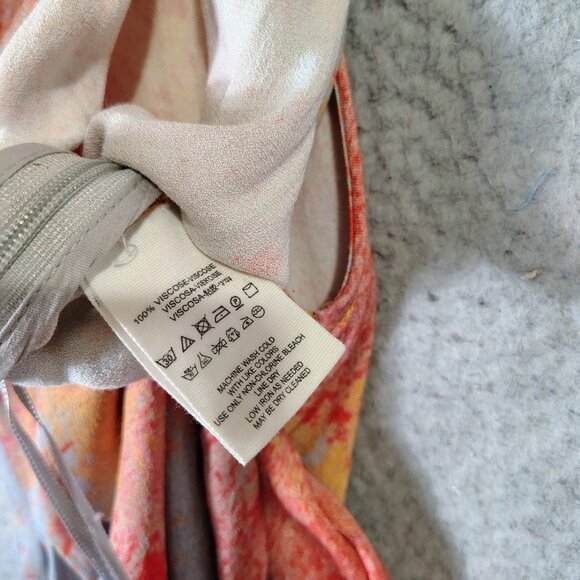 Free People Seduction Jumpsuit Women's S Multicolor Tie-Dye Halter Neck Wide Leg - Picture 15 of 15